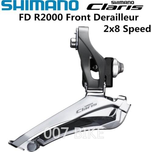 Shimano CLARIS FD R2000 F Front Derailleur 2x8 Speed Bicycle FD R2000 Front Derailleur Braze on