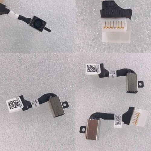 Tomada de alimentação dc no cabo para for dell latitude 3500 3400 inspiron 15 5584 tm5n3 0tm5n3 450.0fv06