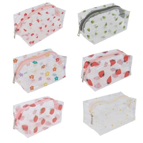 Transparent Big Pencil Case PVC School Supplies Pencil Bag Stationery Gift School Back To School Pencil Box Crafts