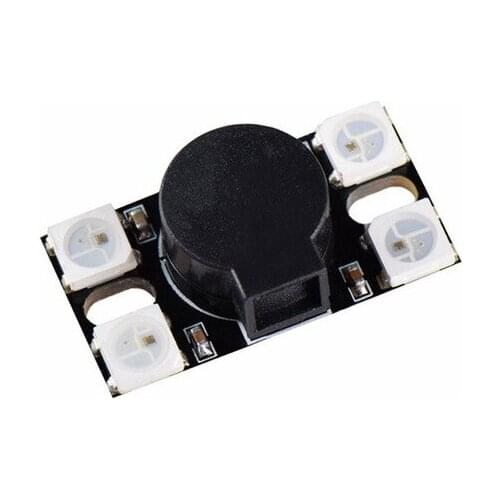 BZ110DB_WS2812 5V 110DB Super Loud Active Buzzer with WS2812 LED Light for RC Models Multicopter DIY Part Accessories