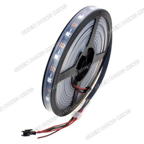 Free Shipping 16M/lot ws2812 LED Strip Pixel 5V 60IC 60Leds/M IP67 Waterproof RE ROHS Warranty 2 Year SMD5050 Change Color