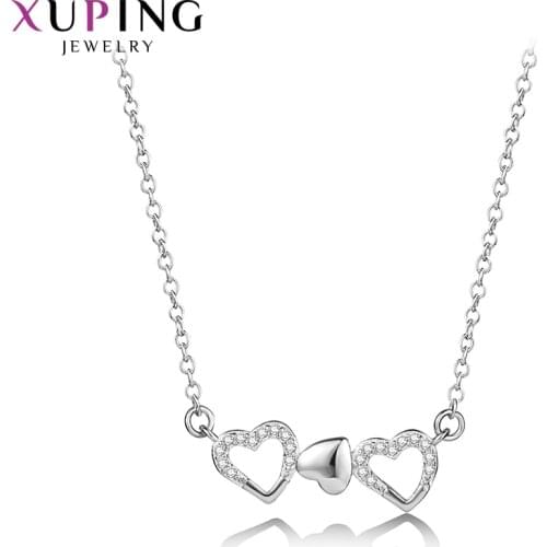 Xuping Temperament Simple Heart-Shaped Pendant Jewelry for Women Thanksgiving Day Gifts M54-40088