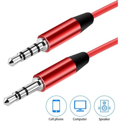 Jack 3.5 mm Audio Extension Cable for Huawei P20 iPhone MP3 Stereo 3.5mm Jack Aux Cable for Headphones Xiaomi Redmi 5 plus PC