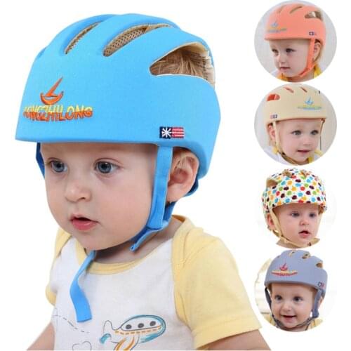 Children Helmet Safety Protective Baby Toddler Hat anti-collision Infant Head Protection Cap Kids Capacete Girls Bonnet Warm Hat