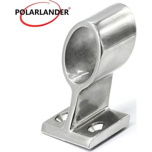 1 PCs Stainless Steel Hardware for Marine Boat Yacht Hand Rail Stanchion 7/8" 22mm Railing Support Light Bracket