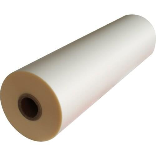 1 PC Glossy Clear 28Mic 630mmx200M 1" Core Hot Laminating Films Bopp for Hot Roll Laminator