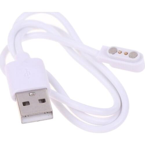 Smart Watch Or Smart Wristbands Charging Line Cable Magnet Suction 2-pin 2.84mm USB Interface Emergency Backup Chargers 1pc
