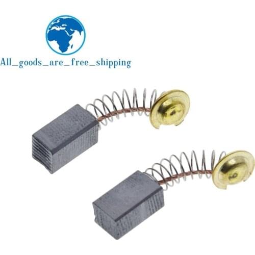 10 Pcs Mini Drill Electric Grinder Replacement Carbon Brushes Spare Parts For Electric Motors Dremel Rotary Tool 6.5x7.5x13.5mm