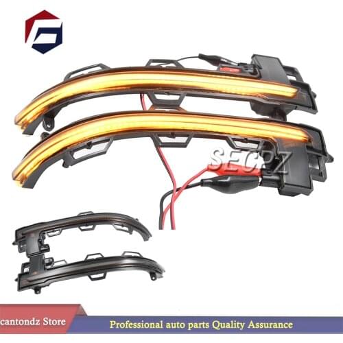 2pcs For BMW X3 F25 X4 F26 X5 F15 X6 F16 2014-2018 LED Dynamic Turn Signal Blinker Sequential Side Mirror Indicator Light