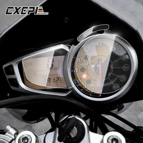 2 pcs For Triumph Speed Triple 675 Motorcycle Cluster Scratch Protection Film Instrument Dashboard Cover