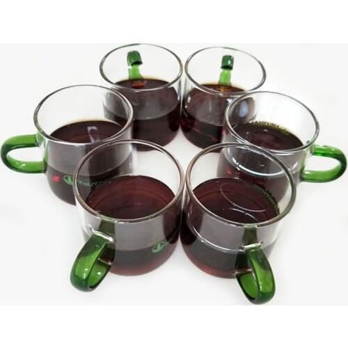 New Product Promotion 6PCS x120ml Herbalife Nutrition Multi Color Holder Creative Cold Hot Drink Juice Milk Tea Glass Cup