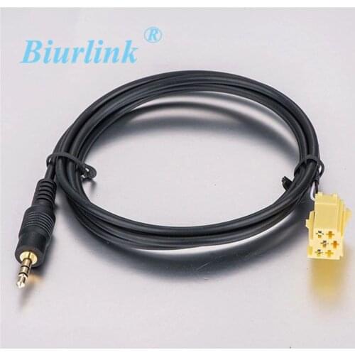 AUX IN Mp3 Wire Cable For FIAT 500 Grande Punto Panda Croma ALFA 159 Smart