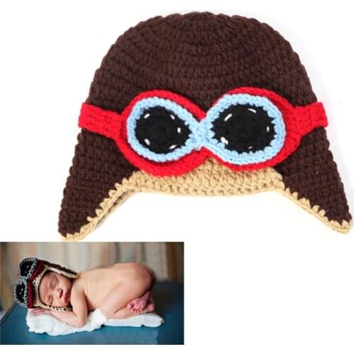 Cute Baby Hat Toddlers Cool Baby Boy Girl Kids Infant Winter Warm Hats Winter Keep Warm Baby Photography Props