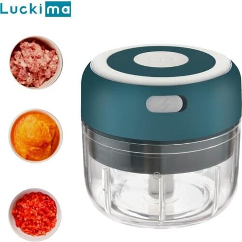 30W Mini Electric Garlic Grinder Chopper 100ml USB Rechargeable Food Vegetable Crusher Press Shredder Cutter Slicer New Arrival