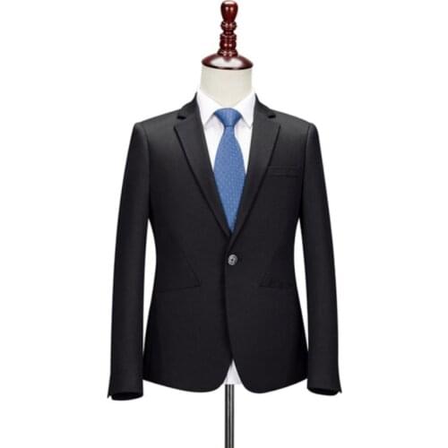 MOQ 30 pieces each color Mens Elegant Suit Slim Fit Single Button Party Formal Business Dress Suit Male