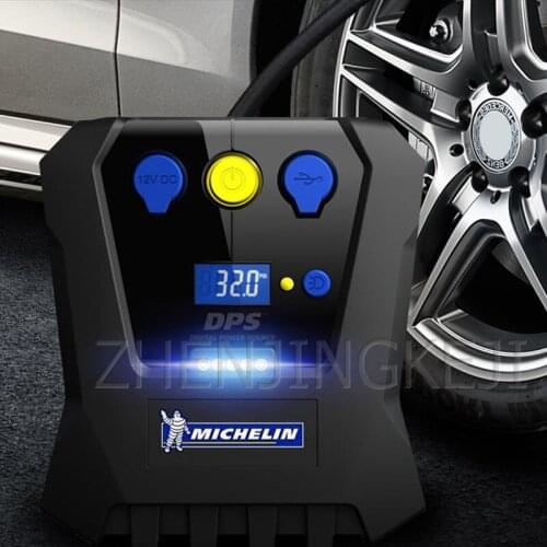 Multifunction Digital Display Vehicle Inflator High Power For Automotive Portable Tire Pump Intelligent CNC Preset Tire Pressure