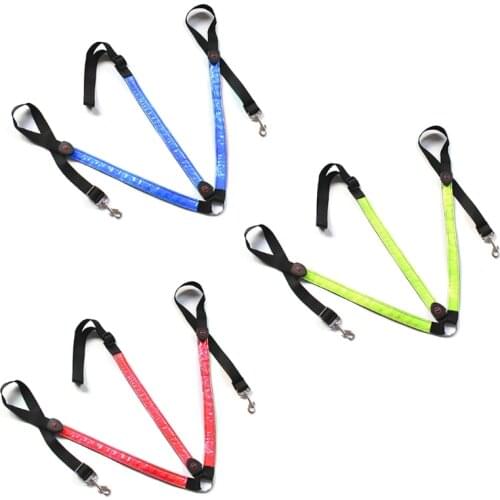 Horse Webbing Harness Collar Breastplate Adjustable Night Visible LED Light Chest Belt Safe Riding Equipment