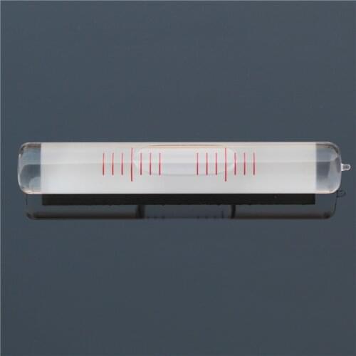 HACCURY Glass tubular Level Bubble Spirit Level Measuring Instrument 11x73mm 0.6mm/m