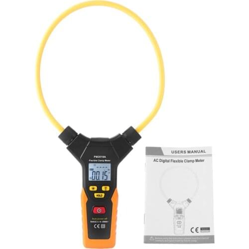 PEAKMETER Flexible Clamp Meter PM2019A/PM2019S Handheld Flexible Clamp Meter 3000A AC Current Multimeter