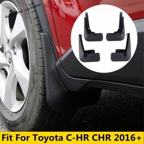 Yimaautotrims Front And Rear Mud Guard Mudguards Splash Flaps Cover Kit Fit For Toyota C-HR CHR 2016 2017 2018 2019 2020 2021