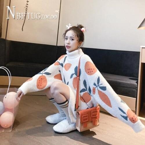 Pullovers Women Soft Winter Turtleneck Sweaters Stretch Chic Sweaters Knitted Loose Outwear