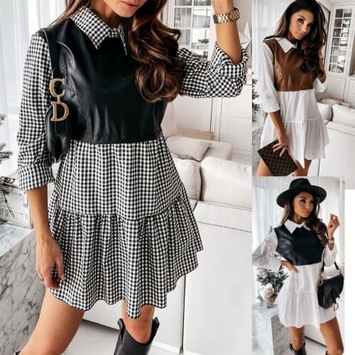 SAEEDNTON Fashionable Shirt Dresses