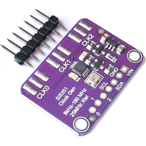 Si5351 Si5351A Clock Breakout Board Precision 25MHz Crystal Controller Signal
