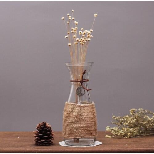 Vintage twiner nostalgic glass vase flower windowsillxia home vase decoration vase