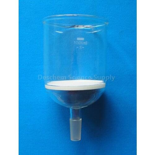 1000ml,24/40,Glass Buchner funnel,3# Coarse Filter,1L,Lab Chemistry Glassware