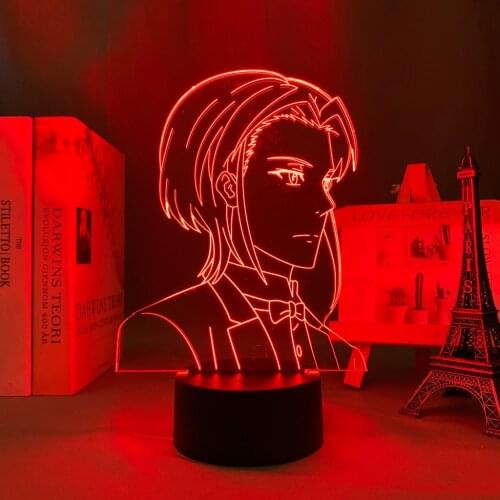 Moriarty The Patriot William James Moriarty Led Night Light for Bedroom Decor Nightlight Gift Anime Moriarty The Patriot 3d Lamp