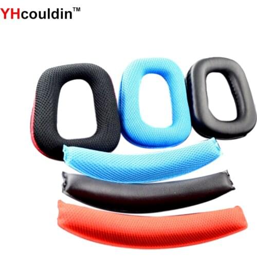 YHcouldin Ear Pads For Logitech G930 G430 F450 Headset Replacement Headphone Earpad Covers