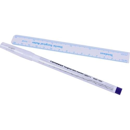1Set Professional Tattoo accesories Surgical Skin Marker Pen Scribe Tool for Tattoo Piercing Permanent Makeup Accessories