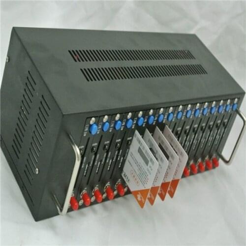 16 port GSM modem pool wavecom SIERRA SL6087 module Bulk SMS Caster software IMEI Changeable Recharge System USSD STK