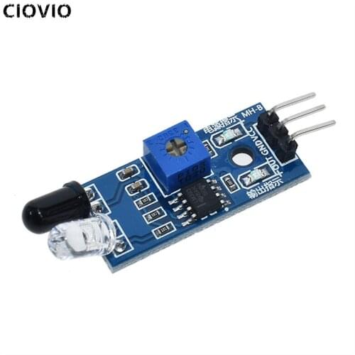 20PC Smart Electronic for Arduino Diy Smart Car Robot Reflective Photoelectric 3pin IR Infrared Obstacle Avoidance Sensor Module