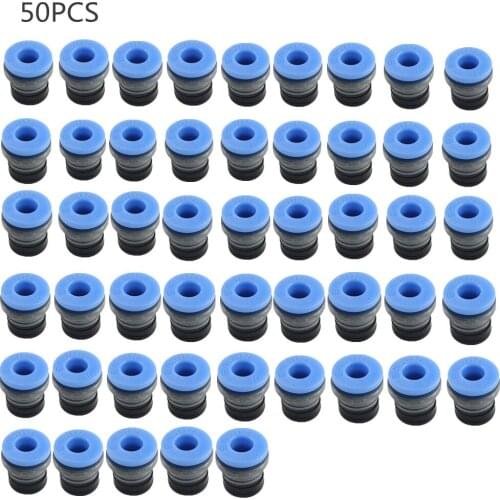 50PCS Embedded Collet Clips for extruder and other Embeddable tube Ptfe tube blue Collet Clips