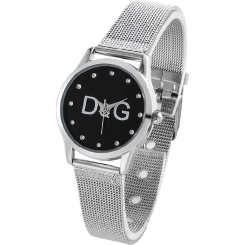 Reloj Mujer Luxury Women Watches Bear Metal Mesh Quartz Wristwatches Kobiet Zegarka Womens stainless steel casual watch