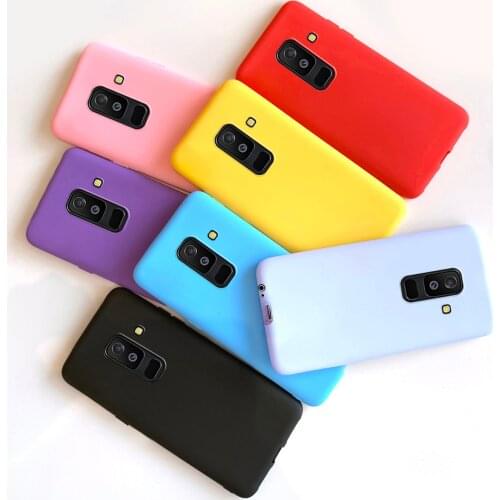 Phone Case For Samsung Galaxy A6 2018 A 6 Plus 2018 Shockproof Silicone TPU Back Cover For Funda Samsung A6Plu A6 Plus 2018 Case