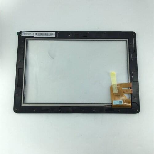 10.1" touch screen panel digitizer with frame For Asus Transformer Pad TF300 TF300T 5158N FPC-1 wifi version