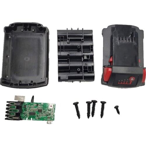 HOT-18V 1.5Ah 2.5Ah Replacement Battery Plastic Case for 18V M18 M18B 48-11-1820 -1828 48-11-10 Li-Ion Battery Cover Part