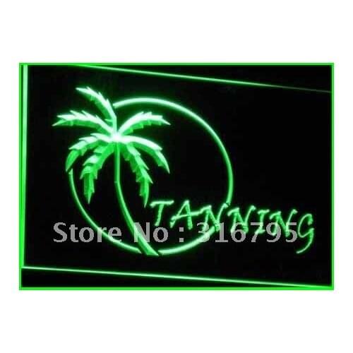 I029 OPEN Tanning Sun Care Displays LED Neon Light Light Signss On/Off Switch 20+ Colors 5 Sizes