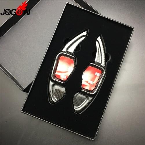 Carbon Fiber Car DSG Steering Wheel Paddle Extension Shifter Cover Trim For VW Volkswagen Golf 6 MK6 R GTI R20 09-14 Polo 6R GTI