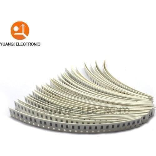 1206 5% SMD Resistor Kit 1/4W 0R-10M 170valuesx50pcs=8500pcs Chip Resistor Assorted Samples kit 0R~10M