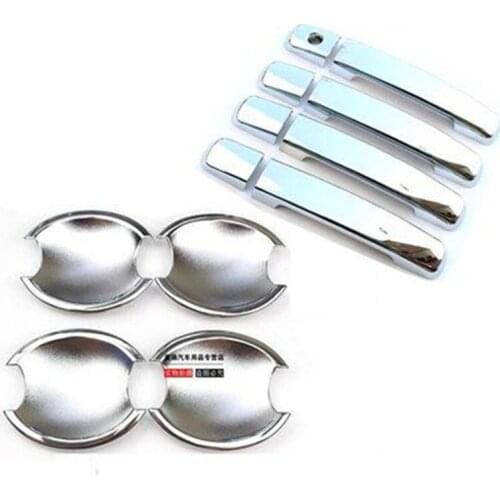 Door handle cover trim Door Handle Bowl Trim for Nissan Qashqai J10 Sentra Altima Quest Maxima Frontier 2005-2008 Car styling