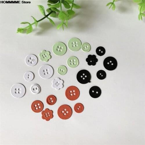 Hot! Small Button Cute Metal Cutting Dies Stencil For DIY Scrapbooking Photo Album Paper Card Decorative Craft Die Cuts