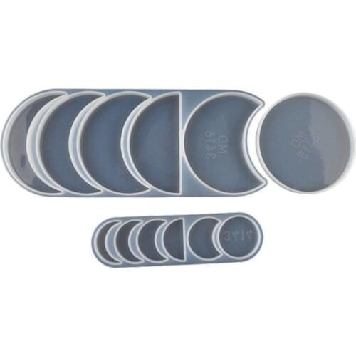 Lunar Eclipse Resin Mold Astronomy Crescent Moon Phases Silicone UV Resin Mold