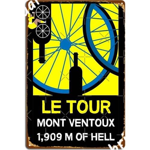 Mont Ventoux Metal Plaque Poster Garage Decoration Club Cinema Create Tin Sign Poster