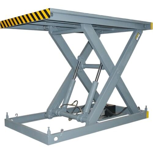 Qiyun New 2021 Customized AC Power 220V 380V Stationary Fixed Scissor Electrical Lift Table Hydraulic Lift Platform for Loading