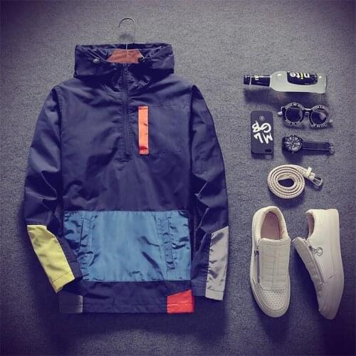 New 2021Casual Mens Jackets Waterproof Spring Hooded Coats Men Outerwear Casual Brand Male Clothing Plus Size M-5XL