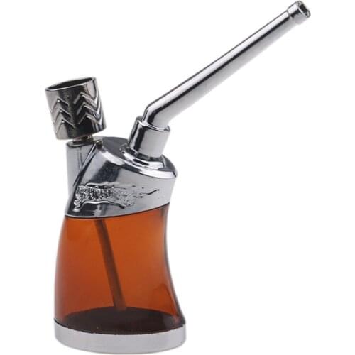 High Quality Portable Hookah Smoking Pipes Recycle Cleanable Cigarette Filter Health Metal Tube Hookah Filtration Outdoor Tools