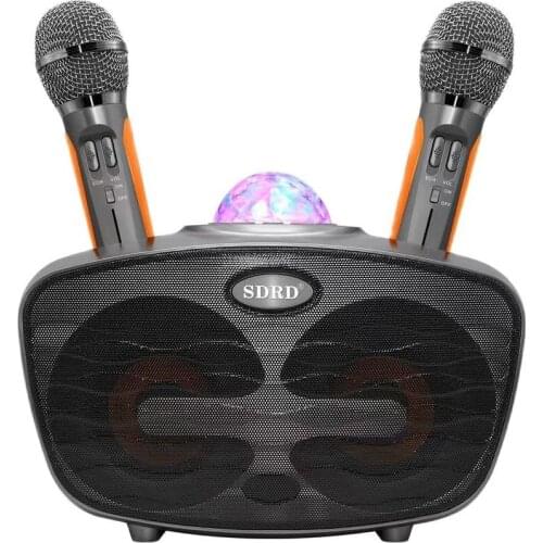 Portable Bluetooth Speaker Home KTV with Microphone 3D Stereo Subwoofer Colorful Music Player Wireless Caixa De Som Bluetooth